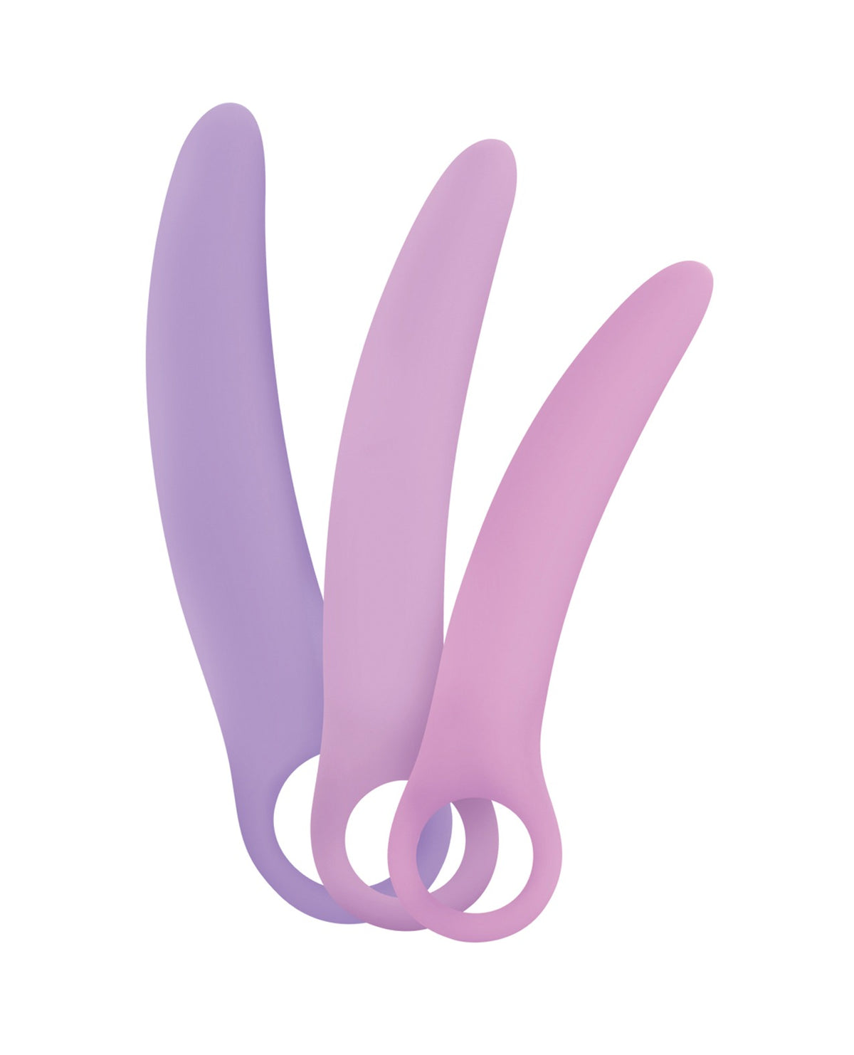 Skins Care Curved Silicone Dilators 3 Piece Set Medium Large Medical Grade