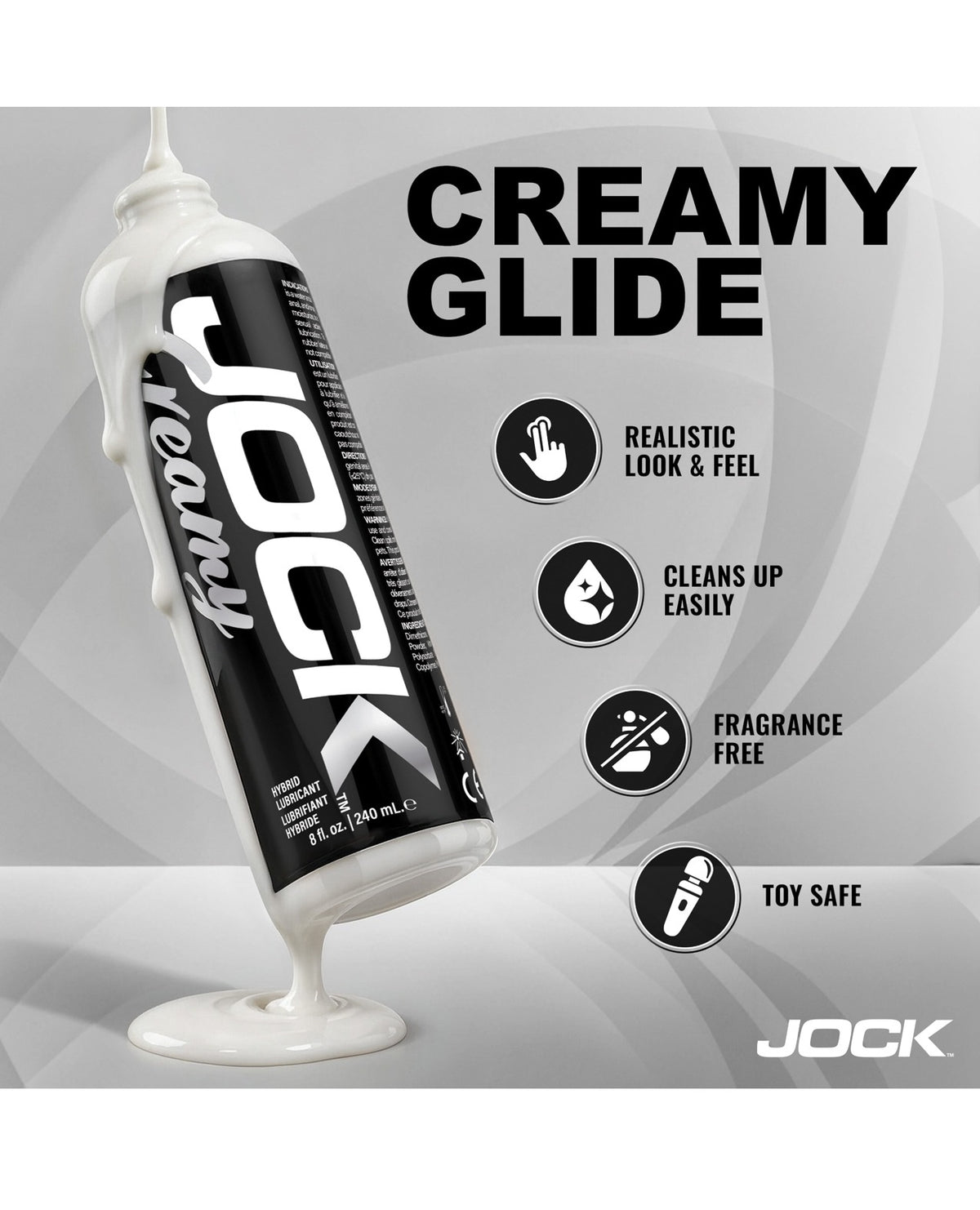 Curve Toys Jock Creamy Cum Hybrid Personal Lubricant For Adults