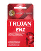 Lataa kuva gallerian katseluohjelmaan, Trojan ENZ Non Lubricated Latex Condoms Box Of 3 For Safe Sex
