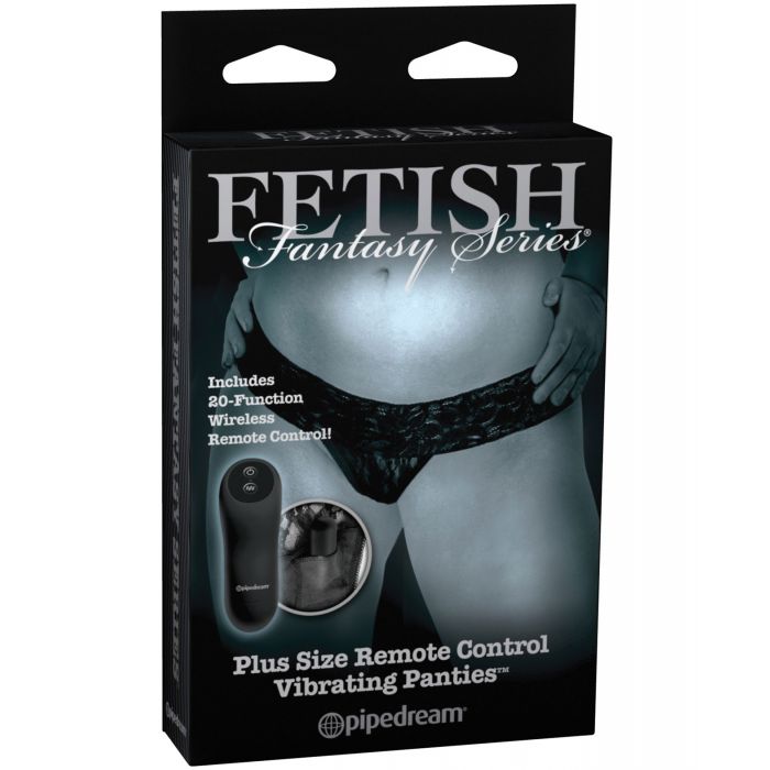 Fetish Fantasy Limited Edition Remote Control Vibrating Panties - Plus Size