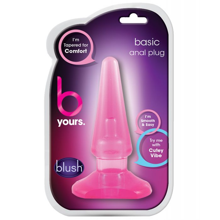Plug Anal Básico Blush B Yours - Rosa