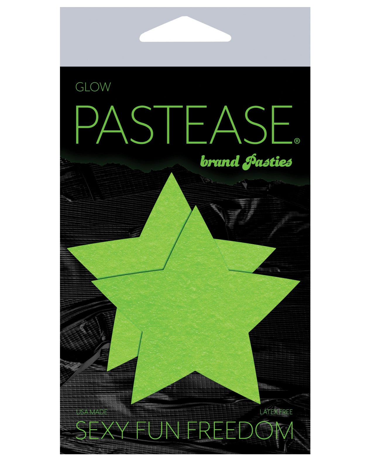 Pastease Star - Leuchtet im Dunkeln Grün O/S