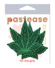 Load image into Gallery viewer, Pastease Glitter Marijuana Leafs - Green O/S
