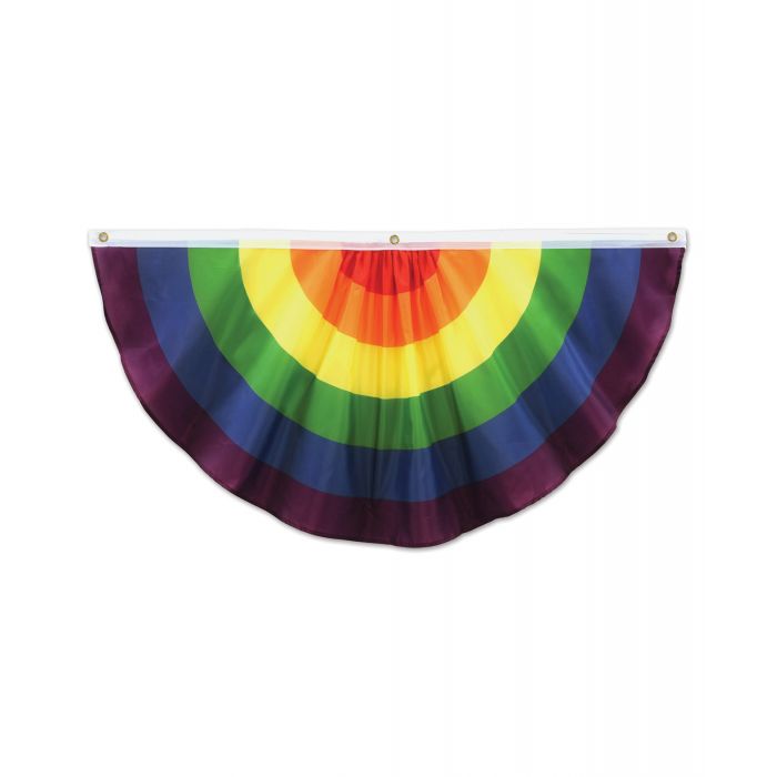 Rainbow Fabric Bunting