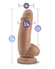 Ladda bilden i Galleri Viewer, Blush Au Naturel 7 Inch Sensa Feel El Gordo Dildo Latin
