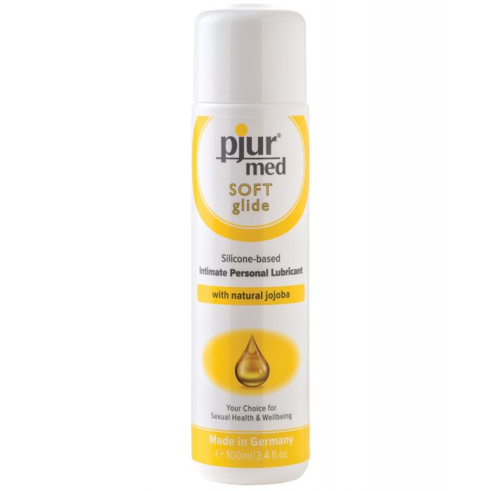 Pjur Med Lubricante Personal de Silicona Soft Glide - Botella de 100 ml