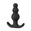 Carica l'immagine nel visualizzatore Galleria, Blush Anal Adventures Beaded Ultrasilk Silicone Plug Black Anchor Base
