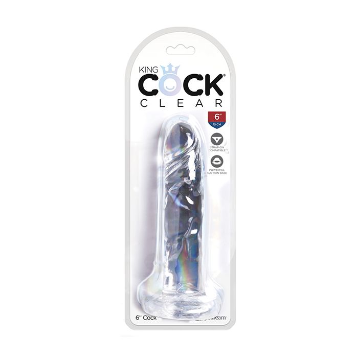 King Cock Clear 6" Cock