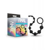Load image into Gallery viewer, Blush Anal Adventures Platinum Silicone 10 Anal  Beads - Black
