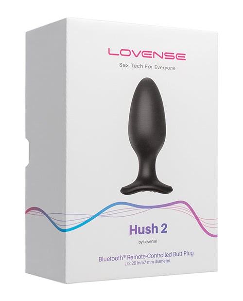Lovense Hush 2 2.25" Analplug - Schwarz
