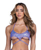 Încărcați imaginea în vizualizatorul Galerie, Shimmer Top w/Underboob Cutout - Lavender LG
