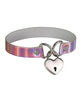 Cargue la imagen en el visor de la galería, Plesur Heart Lock Collar - Holographic Pink
