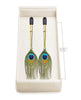 Load image into Gallery viewer, Couture Clips Luxury Nipple Clamps - Peacock Plume
