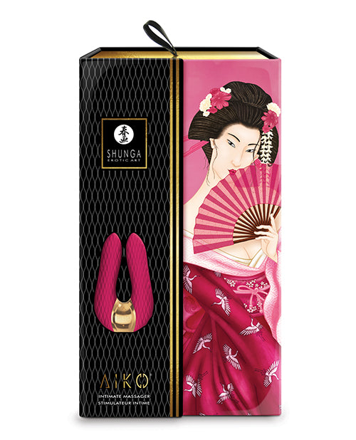Shunga Aiko Intimer Massager - Himbeere