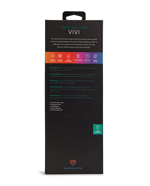 Nu Sensuelle Vivi Double Tapping Vibe - Deep Purple