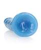 Load image into Gallery viewer, Shots RealRock 9" Slim Dildo Glow in the Dark - Neon Blue
