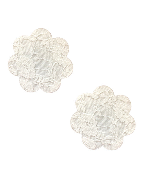Neva Nude Blonde Blad Blomst Pasties - Hvid O/S