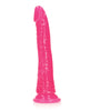 Load image into Gallery viewer, Shots RealRock 8" Slim Dildo Glow in the Dark - Neon Pink
