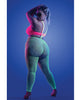 Load image into Gallery viewer, Glow Come Alive Suspender Stockings, Bralette &amp; G-String Multi Color QN
