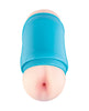Load image into Gallery viewer, Delite Two Ways Mouth &amp; Ass Masturbator - White
