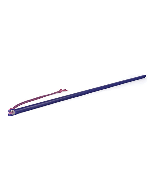 Spartacus Leather Wrapped Cane 24 Inch Purple For Self Defense