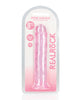 Załaduj obraz do przeglądarki galerii, Shots RealRock Crystal Clear 8" Straight Dildo w/Suction Cup - Pink
