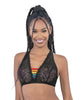 Load image into Gallery viewer, Pride Lace Rainbow Strappy Top Black O/S
