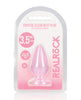 Ladda bilden i Galleri Viewer, Shots RealRock Crystal Clear 3.5" Anal Plug - Pink
