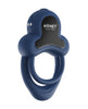 Załaduj obraz do przeglądarki galerii, Anello Vibrating Double Cock Ring w/Clitoral Stimulator - Blue
