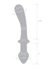 Load image into Gallery viewer, Glas 9" Classic Curved Dual Ended Dildo - Clear
