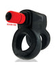 Load image into Gallery viewer, Hunky Junk Revhammer Shaft Vibe Ring - Tar Ice w/Red Vibe
