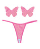 Încărcați imaginea în vizualizatorul Galerie, Neva Nude Naughty Knix Bella Rosa Shimmer G-String &amp; Pasties - Soft Pink O/S
