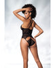 Load image into Gallery viewer, Mesh Cut Out Strappy Bodysuit  Black L/XL
