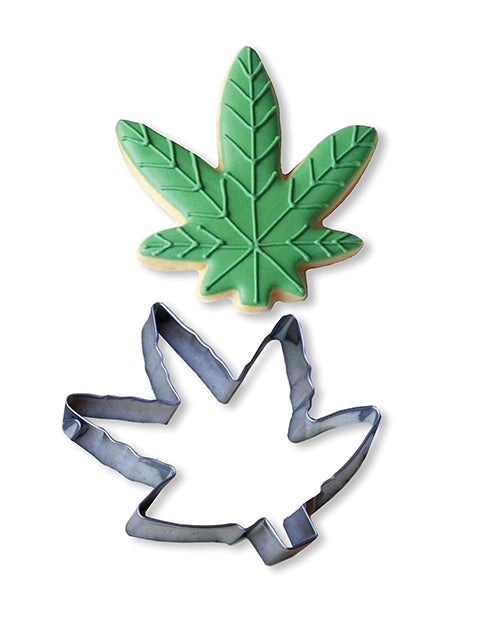 Formă de tăiat biscuiți cannabis de patru inch, inspirație 420