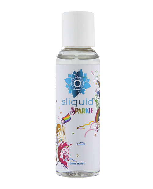 Sliquid Naturals Sparkle Pride Water Based Lubricant 2 Oz