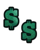 Afbeelding laden in Galerijviewer, Pastease Premium Glitter Dollar Sign - Green O/S
