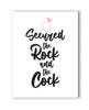 Afbeelding laden in Galerijviewer, Rock Cock Bachelorette Wenskaart Ondeugende Humor Cadeau
