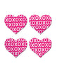 Ladda bilden i Galleri Viewer, Pastease Petites XO Hearts Pink Nipple Pasties One Size
