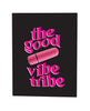 Încărcați imaginea în vizualizatorul Galerie, The Good Vibe Tribe Naughty Greeting Card w/Rock Candy Vibrator &amp; Fresh Vibes Towelettes
