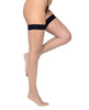 Cargue la imagen en el visor de la galería, Colored Silicone Stay Up Stockings Black O/S
