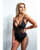 Load image into Gallery viewer, Kix'ies Signature Striped Bodysuit Black XL
