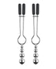 Load image into Gallery viewer, Selopa Beaded Nipple Clamps - Silver
