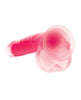 Load image into Gallery viewer, Curve Toys Lollicock 7" Glow In The Dark Silicone Dildo w/Balls - Pink
