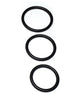 Bild in den Galerie-Viewer laden, Spartacus Seamless Stainless Steel C-Ring - Black Pack of 3
