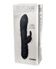 Cargue la imagen en el visor de la galería, Adrien Lastic Twister Clitoral Sucker &amp; Vibrating Rabbit - Black
