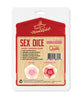 Load image into Gallery viewer, Wood Rocket Adult Couples Sex Dice Game - Red
