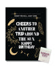 Lataa kuva gallerian katseluohjelmaan, Cheers To Another Trip Around The World Card With Matchbook
