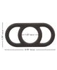 Afbeelding laden in Galerijviewer, Alpha Liquid Silicone Commander Cock Ring - Black
