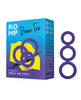 Load image into Gallery viewer, ROMP Remix Trio Penis Ring Set of 3 - Purple
