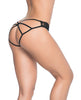 Load image into Gallery viewer, Lace Panty w/Back Cage Black SM
